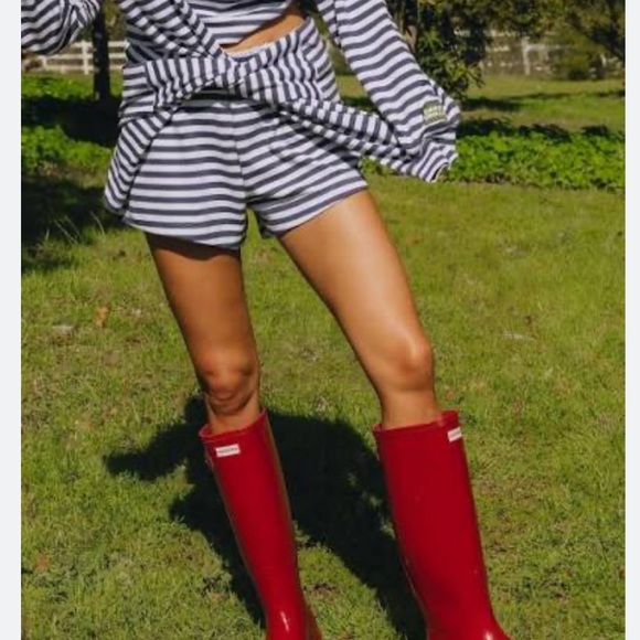 Daily Drills Navy Striped Shorts - Picture 4 of 4